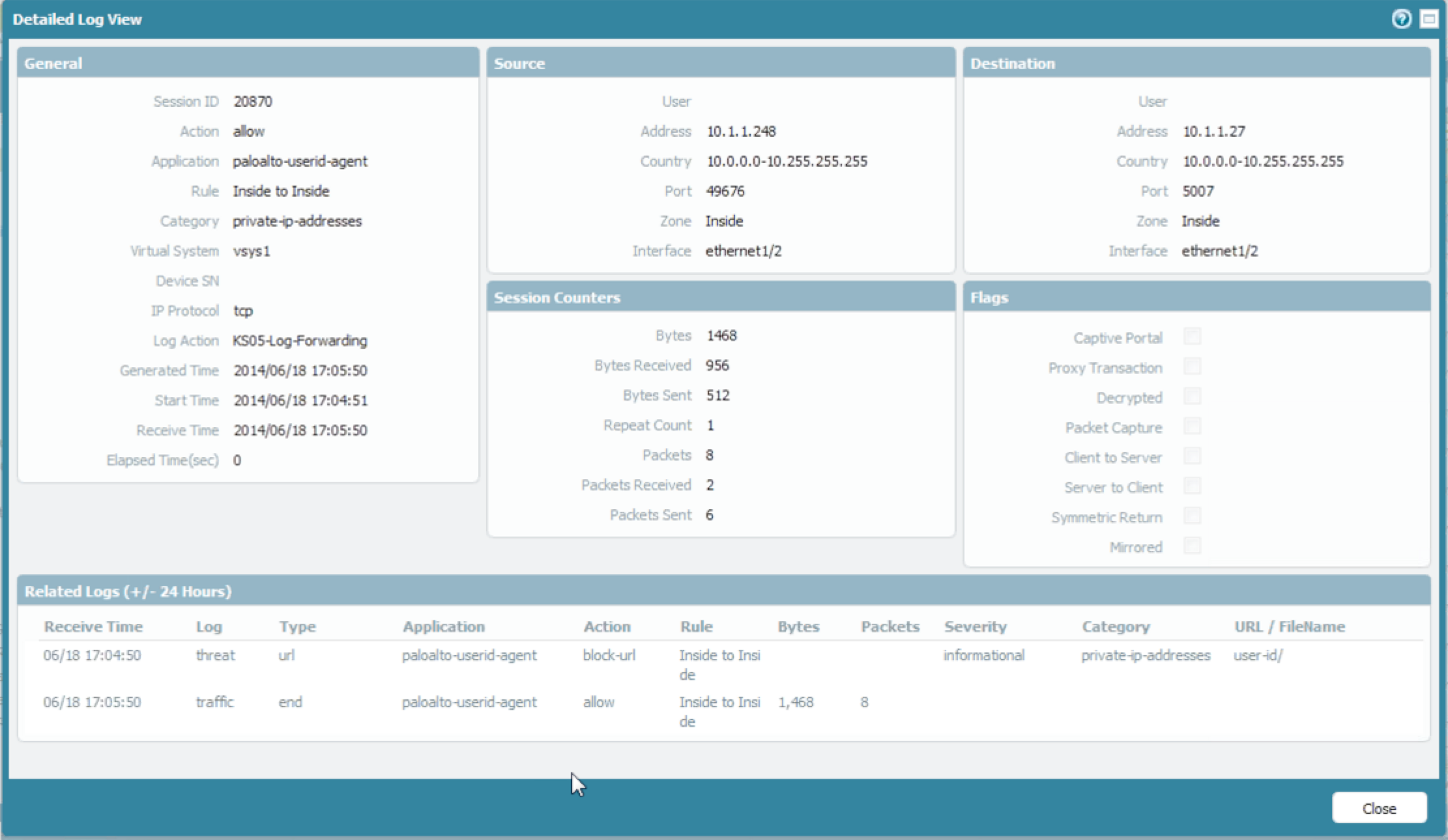 palo alto networks user id agent configuration